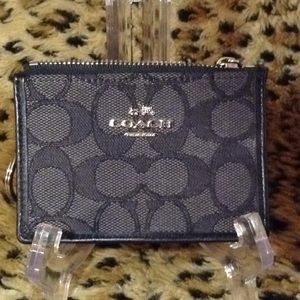 Coach wallet I'd holder and key holder